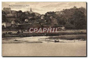 Postcard Old Burg Volmarstein Ruhr