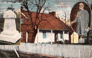 Major Robert E Lee Headquarters, Gettysburg, PA Civil War 1917 