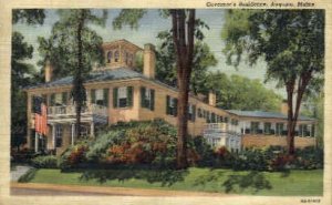 Governors Residence - Augusta, Maine ME Postcard