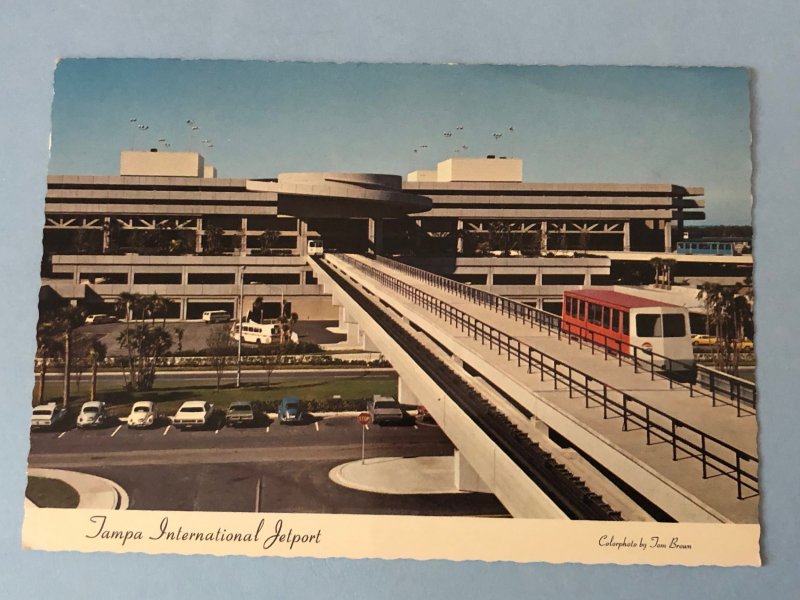 Vintage postcard Tampa International Airport,Tampa, FL (FL-2)