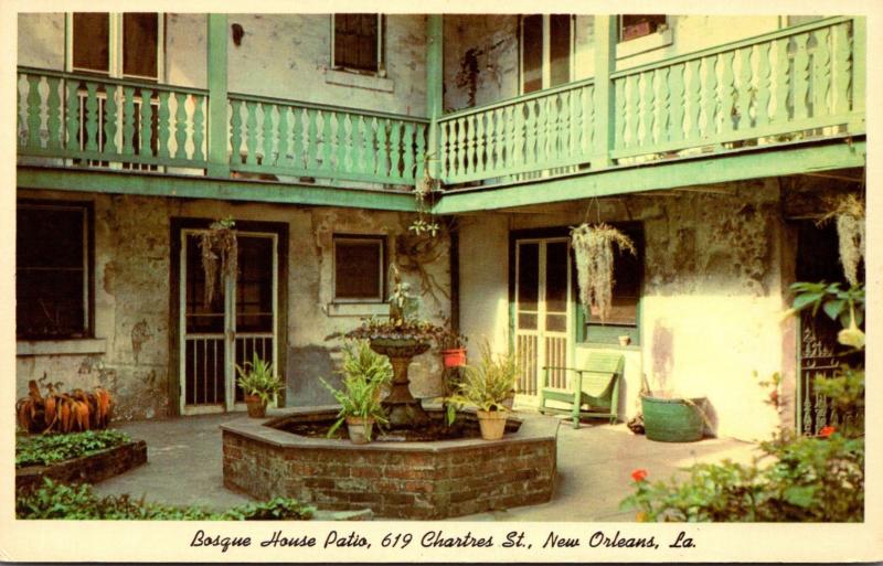 Louisiana New Orleans Bosque House Patio 619 Chartres Street