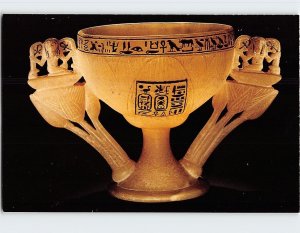 Postcard Lotiform Chalice, Egyptian Museum, Cairo, Egypt