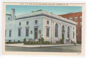 Post Office Federal Building Gainesville Georgia postcard