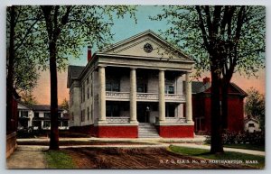 Northampton  Massachusetts   Elk's Club  No. 997  Postcard