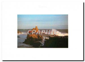 Modern Postcard Biarritz Le Rocher de la Vierge