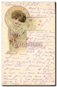 Old Postcard Fantasy Illustrator Woman