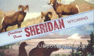 Sheridan, Wyoming       ;      Sheridan, WY 