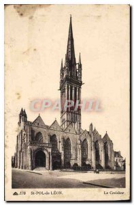 Old Postcard St Pol de Leon Creisker