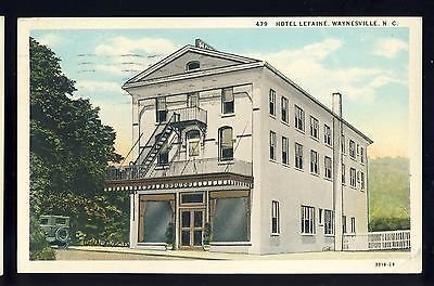 Early Waynesville, North Carolina/NC Postcard, Hotel Lefaine