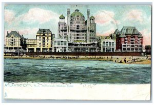 1908 Marlborough Blenheim Hotel Atlantic City NJ Posted Tuck Art Postcard