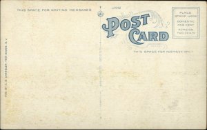 Fair Haven NJ Ice Bound Shrewsbury River c1920 Postcard