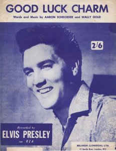 Good Luck Charm Elvis Presley Original UK Sheet Music