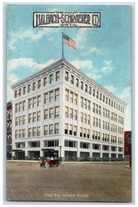 c1920s Halbach-Schroeder Co. The Big White Store Quincy IL Unposted Postcard