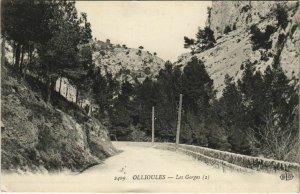 CPA OLLIOULES Les Gorges (1112879)