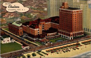 Linen Postcard Hotel Chelsea in Atlantic City, New Jersey~132254