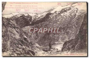 Old Postcard Luchon Monte Cursed