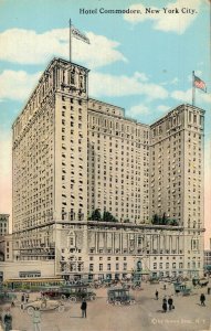 USA New York City Hotel Commodore Vintage Postcard 07.79