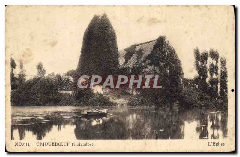 Postcard Old Criquebceuf Calvados