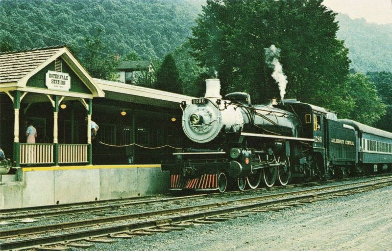 Postcard Allegheny Central Scenic Railway Virginia