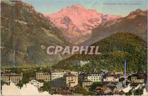 Old Postcard Interlaken und die Jungfrau