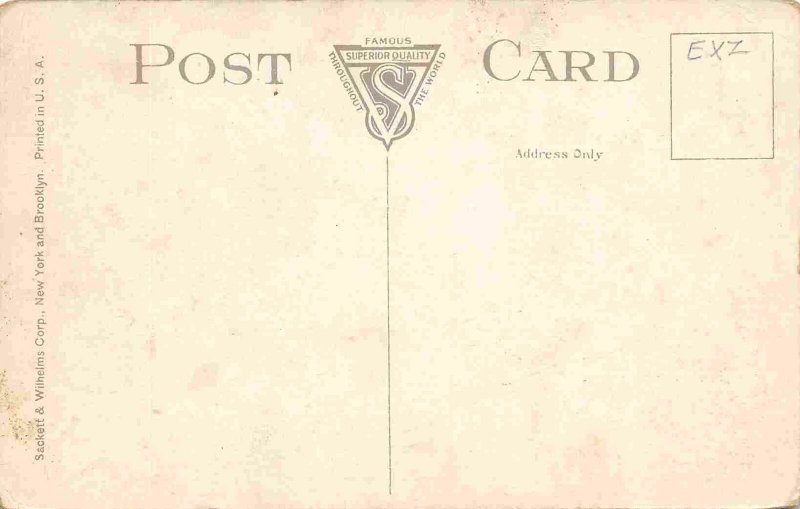 US Aerial Scout Seaplane Float Plane Air Force WWI postcard 