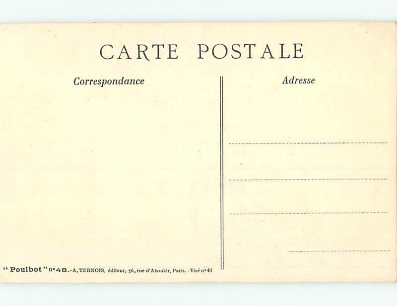 Unused Pre-Linen military signed FRENCH WWI ARMY SOLDIERS IN TRENCH J4802