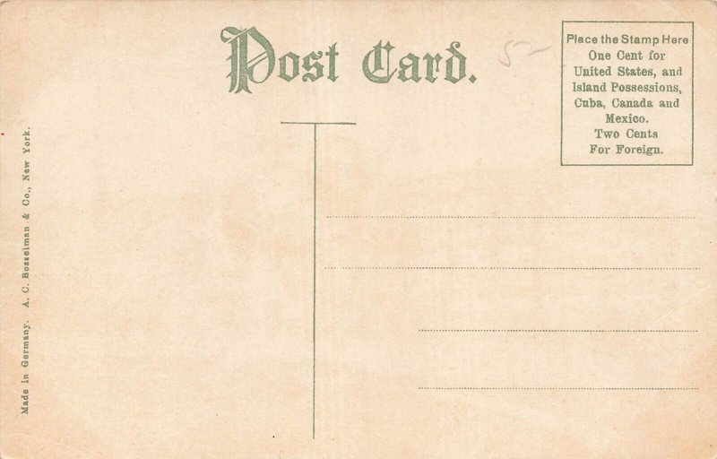 OMAHA NEBRASKA~CREIGHTON UNIVERSITY~1910s POSTCARD