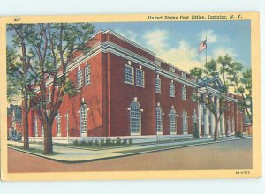 Linen POST OFFICE SCENE Long Island - Jamaica - Queens New York City NY AF1000