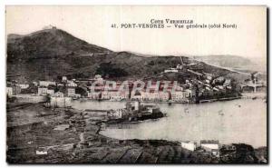 Old Postcard Riviera Vermeilie Port Vendres General view