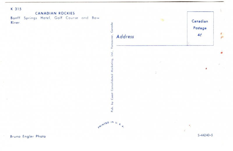 Springs Hotel Golf Course, Bow River, Banff, Alberta