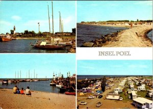 Germany, INSEL POEL~ISLAND VIEWS Boats~Trailer Homes BAY OF WISMAR  4X6 Postcard