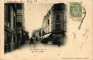 CPA COLOMBES La Rue St Denis (413433)