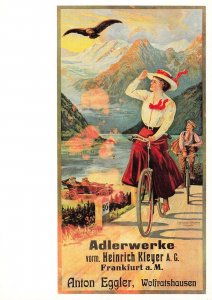 ADLERWERKE vorm HEINRICH KLEYER A G-BICYCLE POSTER REPRODUCTION POSTCARD