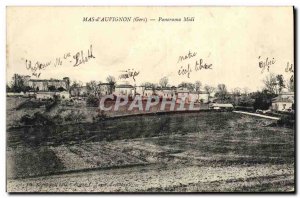 Old Postcard Mas Avignon Panorama Midi