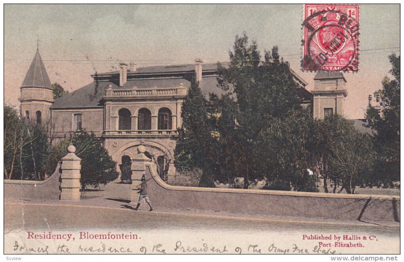 BLOEMFONTEIN, Indonesia, 1900-1910's; Residency