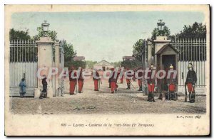 Postcard Old Barracks Lyon Part Dieu