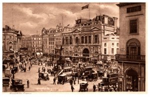 England  London  Piccadily Looking up Regent St.  Tuck's 501