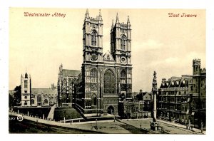 UK - England, London. Westminster Abbey, West Towers