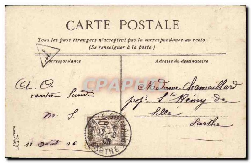 Old Postcard Boat War Suffren first class Breastplate