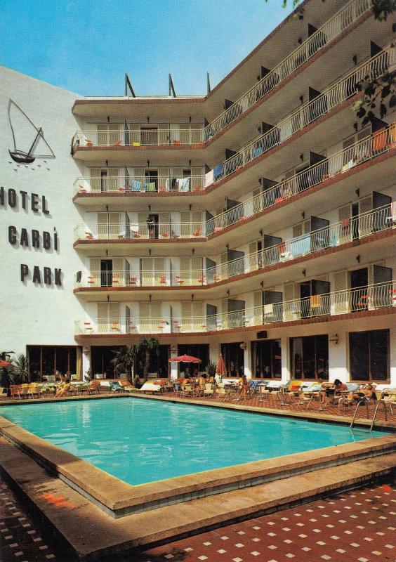 Hotel Garbi Park Lloret De Mar Swimming Pool Spanish Postcard