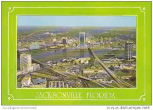 Aerial View of Skyline Jacksonville Florida