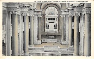 Interior, KY's Capitol Nave, Stairway and Corridors Frankfort KY