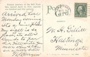 Waukesha Wisconsin Still Rock Spa Exterior Antique Postcard K14004