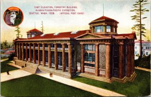 VINTAGE POSTCARD THE FORESTRY BUILDING THE ALASKA-YUKON-PACIFIC EXPOSITION 1909