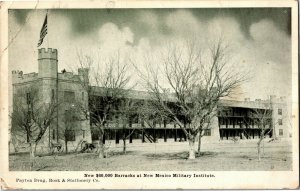 Barracks at New Mexico Military Institute Roswell NM Vintage Postcard B32