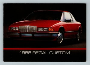 1988 Buick Regal Custom Chrome Postcard