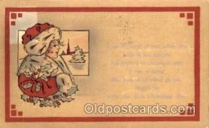 Whitney publishing Santa Claus, Christmas  1914 some yellowing from age, post...