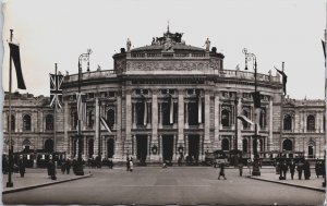 Austria Vienna Wien Burgtheater Vintage RPPC C187