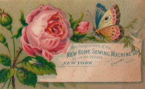 Nova máquina de costura doméstica da década de 1870 J.P. Bristol Pittsfield, MA lote de 3 F182-