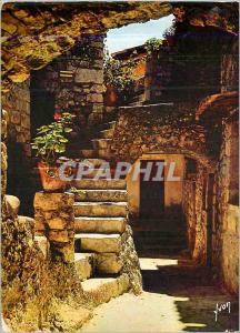 Modern Postcard The French Riviera miracle of nature Provencal Old Street Vil...